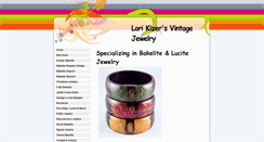 Desktop Screenshot of lorikizersvintagejewelry.com