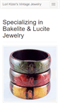 Mobile Screenshot of lorikizersvintagejewelry.com